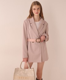 Seemi. byNICECLAUP | 【Seemi】Seemi.太ベルトセットテーラードジャケット(テーラードジャケット)