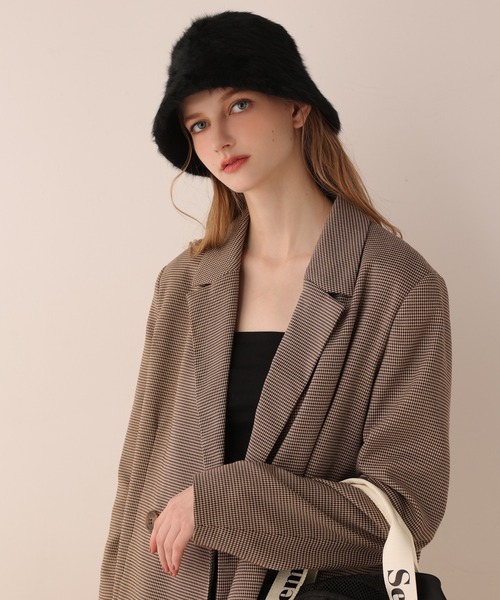 Seemi. byNICECLAUP（ シーミーバイナイスクラップ）の「【Seemi】Seemi.太ベルトセットテーラードジャケット（テーラードジャケット・レディース・ブラウン系その他/ピンクベージュ/ブラウン・FREE）」の17枚目の写真