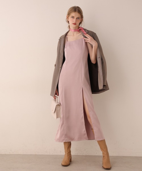 Seemi. byNICECLAUP（ シーミーバイナイスクラップ）の「【Seemi】Seemi.太ベルトセットテーラードジャケット（テーラードジャケット・レディース・ブラウン系その他/ピンクベージュ/ブラウン・FREE）」の19枚目の写真