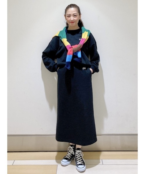 GAP  新品未使用タグ付き♥SNS 話題商品　スウェット　サイズM オーバーサイズ ボア ハート GAPロゴスウェット・トレーナー