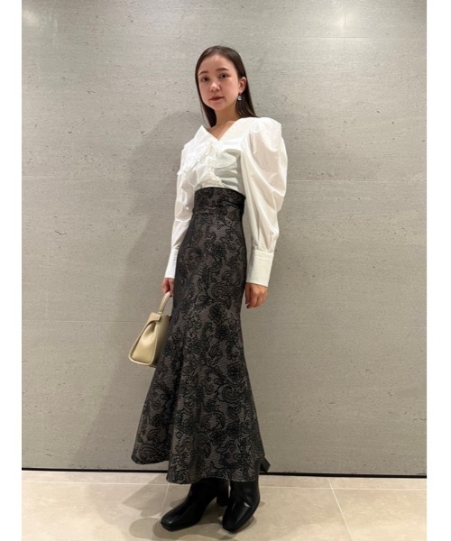 snidel❤︎コルセットルーズシャツ SNIDEL（スナイデル）の「コルセットルーズシャツ（シャツ/ブラウス