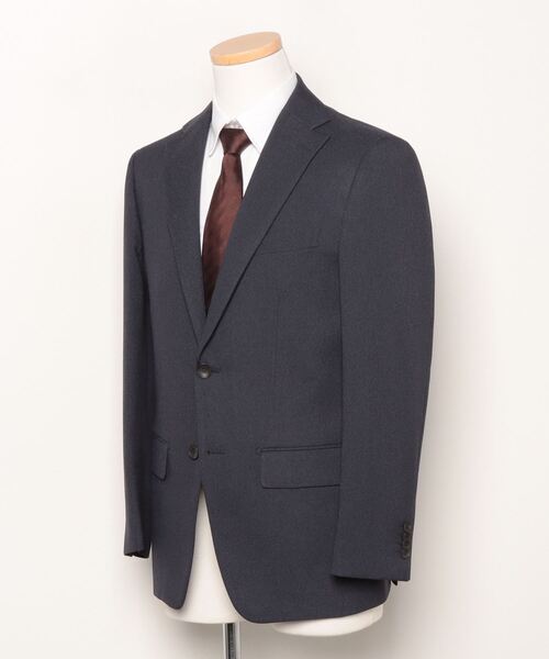 Perfect Suit FActory(パーフェクトスーツファクトリー)の「【上下洗える】WEB限定セットアップスーツ ウールライク バーズアイ ネイビー(スーツセット・メンズ・ネイビー・AB6/A7/Y6/A8/AB8/AB4/AB5/BB4/A6/Y7/Y5/AB7/BB5/BB8/Y4/A5/BB6/A4/Y8/BB7)」の14枚目の写真