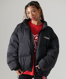 FUBU フブ ブランド ロゴ プリント 長袖 ナイロン フード付き 中綿 ジャケット ジャンパー