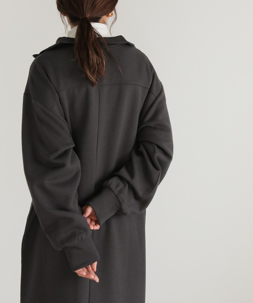 2022 AW 裏起毛ハーフジップワンピース（ワンピース）｜select MOCA