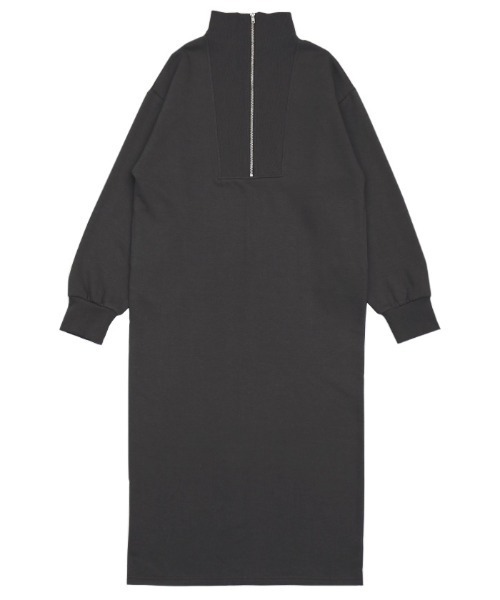 ワンピース moca 2022 AW 裏起毛ハーフジップワンピース（ワンピース）｜select MOCA