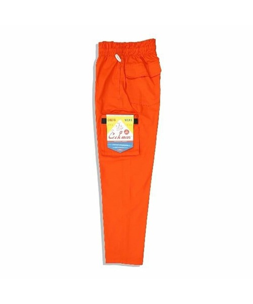COOKMAN(クックマン)の「COOKMAN CHEF CARGO PANTS「ORANGE」/ ORANGE(カーゴパンツ・メンズ・オレンジ・S/M)」の2枚目の写真