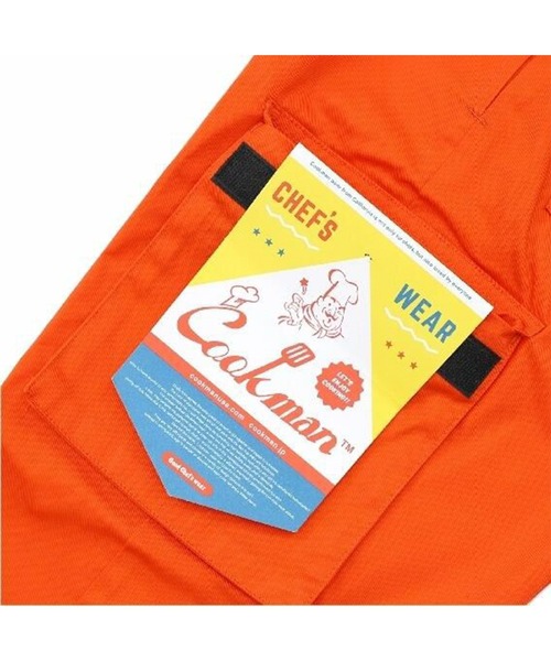 COOKMAN(クックマン)の「COOKMAN CHEF CARGO PANTS「ORANGE」/ ORANGE(カーゴパンツ・メンズ・オレンジ・S/M)」の6枚目の写真