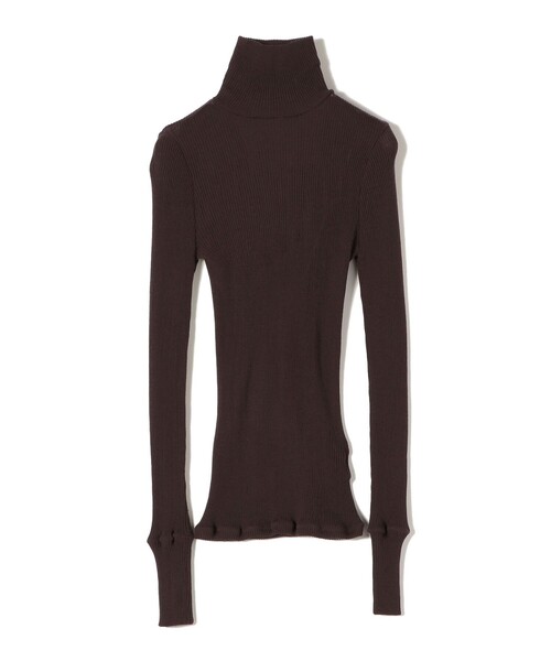 SHIPS（シップス）の「〈手洗い可能〉ウールリブ丸胴タートルネック（ニット/セーター・レディース・ライトブルー/ダークグレー/オフホワイト/ブラウン・ONE SIZE）」の11枚目の写真