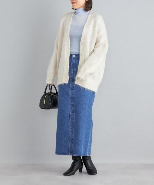 SHIPS（シップス）の「〈手洗い可能〉ウールリブ丸胴タートルネック（ニット/セーター・レディース・ライトブルー/ダークグレー/オフホワイト/ブラウン・ONE SIZE）」の16枚目の写真