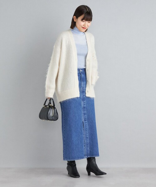 SHIPS（シップス）の「〈手洗い可能〉ウールリブ丸胴タートルネック（ニット/セーター・レディース・ライトブルー/ダークグレー/オフホワイト/ブラウン・ONE SIZE）」の15枚目の写真