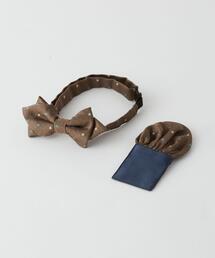 green label relaxing | GLRボウタイチーフセット/ ドット(蝶ネクタイ)