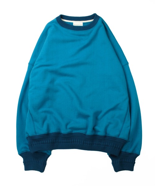 Universal Style Wear(ユニバーサルスタイルウェア)の「Universal Style Wear ビッグ ドルマン クルーネック スウェット(スウェット・メンズ・ブルー系/イエロー系/ライトパープル/オフホワイト・MEDIUM/LARGE/X-LARGE)」の8枚目の写真