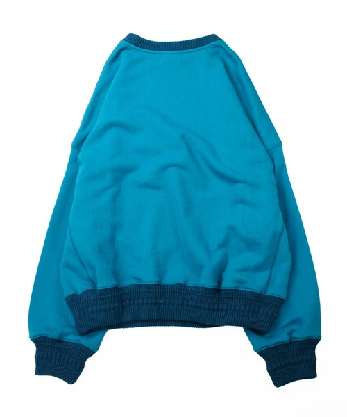 Universal Style Wear(ユニバーサルスタイルウェア)の「Universal Style Wear ビッグ ドルマン クルーネック スウェット(スウェット・メンズ・ブルー系/イエロー系/ライトパープル/オフホワイト・MEDIUM/LARGE/X-LARGE)」の17枚目の写真