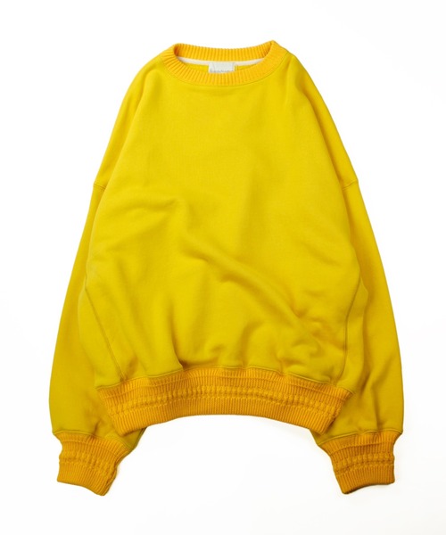 Universal Style Wear(ユニバーサルスタイルウェア)の「Universal Style Wear ビッグ ドルマン クルーネック スウェット(スウェット・メンズ・ブルー系/イエロー系/ライトパープル/オフホワイト・MEDIUM/LARGE/X-LARGE)」の11枚目の写真