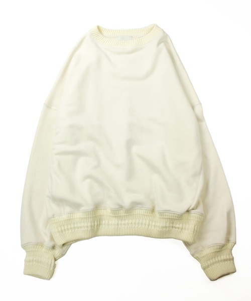 Universal Style Wear(ユニバーサルスタイルウェア)の「Universal Style Wear ビッグ ドルマン クルーネック スウェット(スウェット・メンズ・ブルー系/イエロー系/ライトパープル/オフホワイト・MEDIUM/LARGE/X-LARGE)」の22枚目の写真