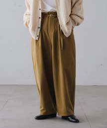 epnok | ハイウエストタックワイドパンツ(スラックス)