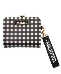 CHECKERED BI-FOLD WALLET