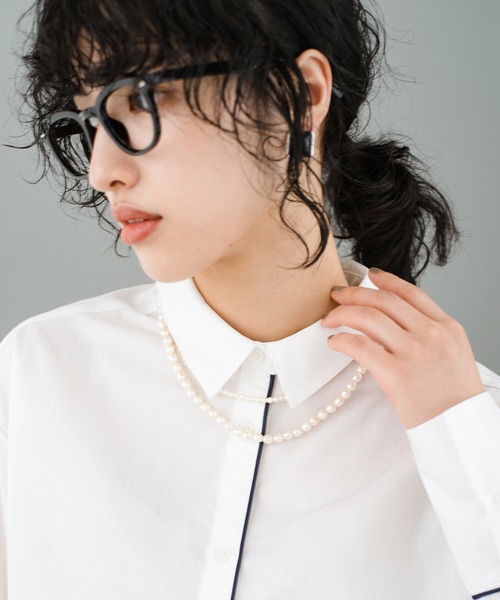 haco!(ハコ)の「光の反射いただきます!首への負担はノーセンキュー TPOに合わせて大小パールを使い分けられるネックレス2本セット(ネックレス・レディース・ホワイト・ONE SIZE)」の18枚目の写真