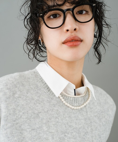 haco!(ハコ)の「光の反射いただきます!首への負担はノーセンキュー TPOに合わせて大小パールを使い分けられるネックレス2本セット(ネックレス・レディース・ホワイト・ONE SIZE)」の12枚目の写真