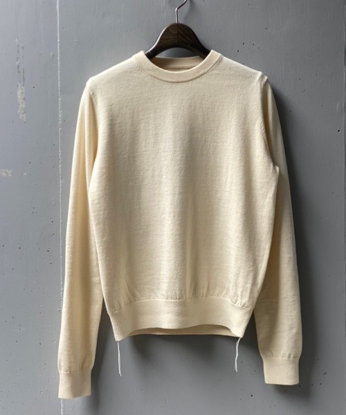 DROIT BELLO（ドロイトベロ）の「DROIT BELLO(ドロイトベロ) フェイクレザーエルボーパッチニット（ニット/セーター・レディース・アイボリー/ブラック・38）」の4枚目の写真