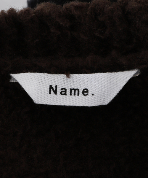 Name.(ネーム)の「【Name. / ネーム】 ASYMMETRIC KNIT SWEATER:ニット(ニット/セーター・メンズ・チョコ・SMALL)」の12枚目の写真