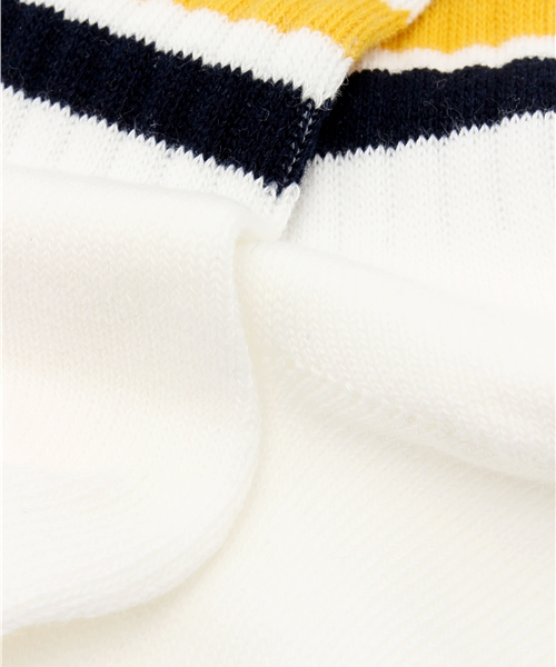 CIAOPANIC（チャオパニック）の「【Ciaopanic】2足セット　ラインソックス（ソックス/靴下・レディース・ホワイト・FREE）」の4枚目の写真