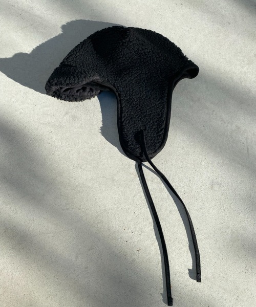 nemne store(ネンネストア)の「【nemne】ボアフライトキャップ(キャップ・レディース・ブラック/ベージュ・フリー)」の15枚目の写真