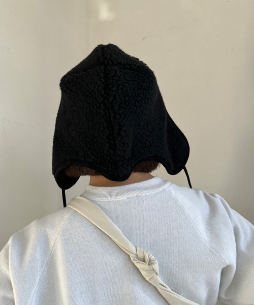 nemne store(ネンネストア)の「【nemne】ボアフライトキャップ(キャップ・レディース・ブラック/ベージュ・フリー)」の14枚目の写真