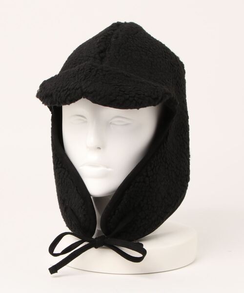 nemne store(ネンネストア)の「【nemne】ボアフライトキャップ(キャップ・レディース・ブラック/ベージュ・フリー)」の9枚目の写真