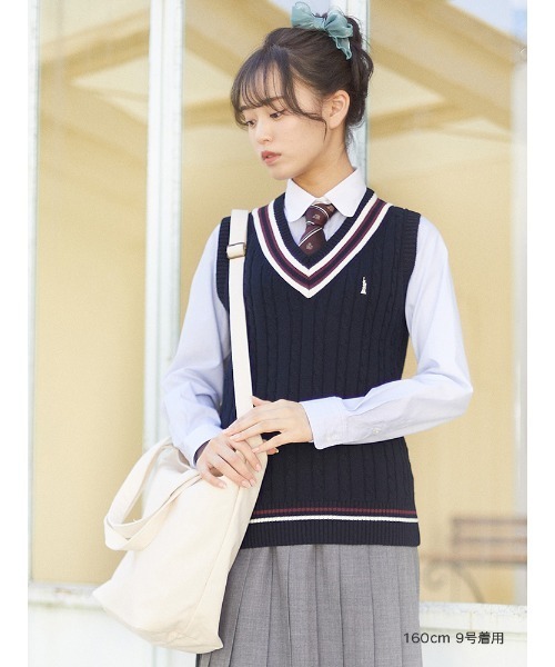 Venus クレリックシャツ〈ストライプ柄〉【スクール】【学生】【通学】【学校】 Venus クレリックシャツ〈ストライプ柄〉 | 【公式通販