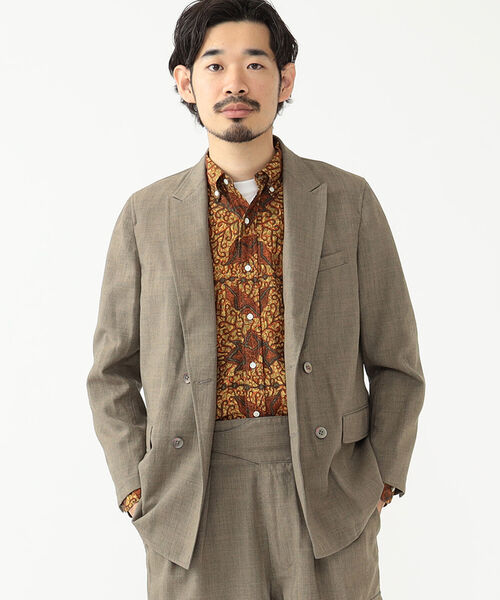 【激シブ】BEAMS PLUS / 4ボタン ダブルブレステッド ジャケット BEAMS MEN｜BEAMS PLUS / 4ボタン ダブルブレステッド ブレザー Spring
