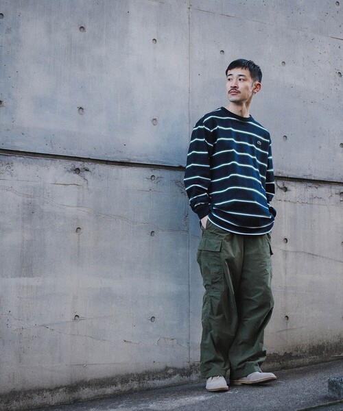 LACOSTE（ラコステ）の「LACOSTE for BEAMS / 別注 ボーダー ロングスリーブ Tシャツ（Tシャツ/カットソー・メンズ・ホワイト系その他/ブラウン系その他/ネイビー系・3/4/1/2/5）」の11枚目の写真