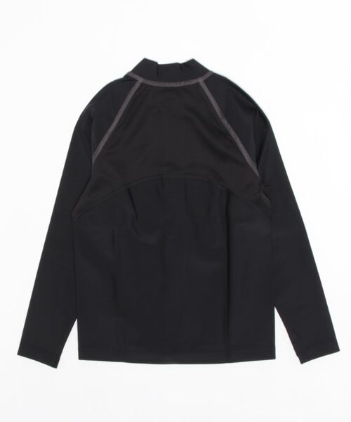 San-ai Resort 三愛水着楽園（サンアイリゾート　サンアイミズギラクエン）の「【NIKE】ﾌｯﾄﾏｰｸﾅｲｷBS L/S F/ZUVﾗｯｼｭｶﾞｰﾄﾞ（水着・キッズ・グレー/ブルー/イエロー・120/130/140/150/160）」の4枚目の写真