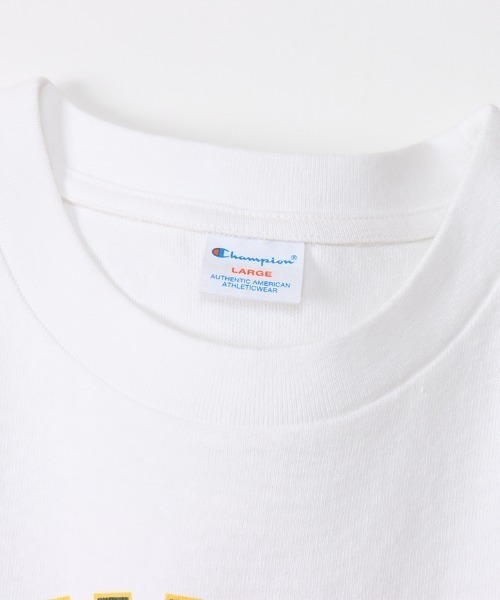 Champion（チャンピオン）の「CHAMPION/チャンピオン ヘビーウェイト/ルーズフィット グラフィックプリント 半袖Tシャツ C3-X308（Tシャツ/カットソー・メンズ・グレー/ホワイト/ネイビー・M/XL/L）」の16枚目の写真