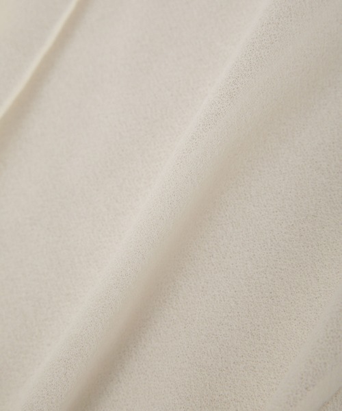 NANO universe（ナノユニバース）の「LB.03/梨地シアータートルカットトップス（Tシャツ/カットソー・レディース・ブラック/オフホワイト/イエロー/ライトグリーン・Ⅰ/Ⅱ）」の18枚目の写真