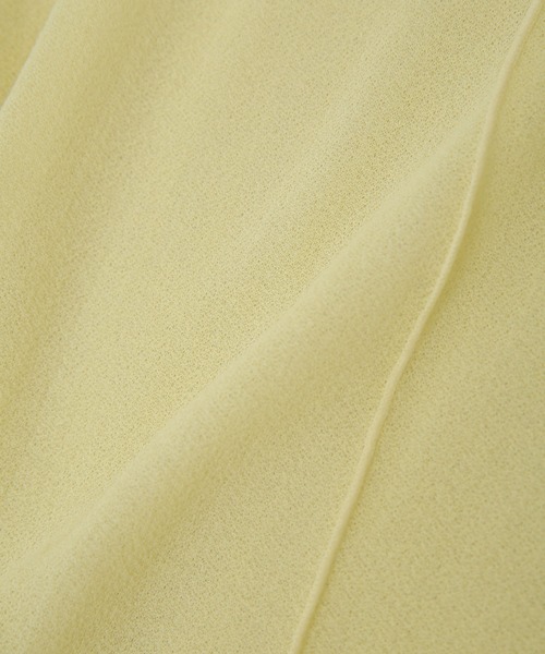 NANO universe（ナノユニバース）の「LB.03/梨地シアータートルカットトップス（Tシャツ/カットソー・レディース・ブラック/オフホワイト/イエロー/ライトグリーン・Ⅰ/Ⅱ）」の21枚目の写真