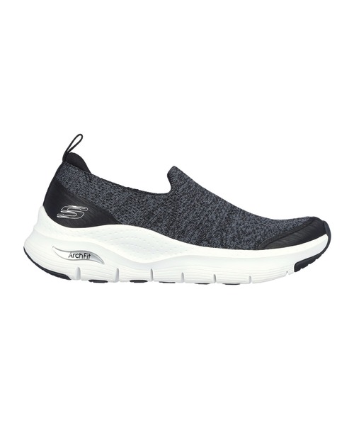 SKECHERS(スケッチャーズ)の「SKECHERS ARCH FIT-QUICK START / スケッチャーズ アーチ フィット クイック スタート(スリッポン・レディース・ブラック×ホワイト/ブラウン系その他・24cm/23cm/23.5cm/25cm/22.5cm/24.5cm)」の4枚目の写真