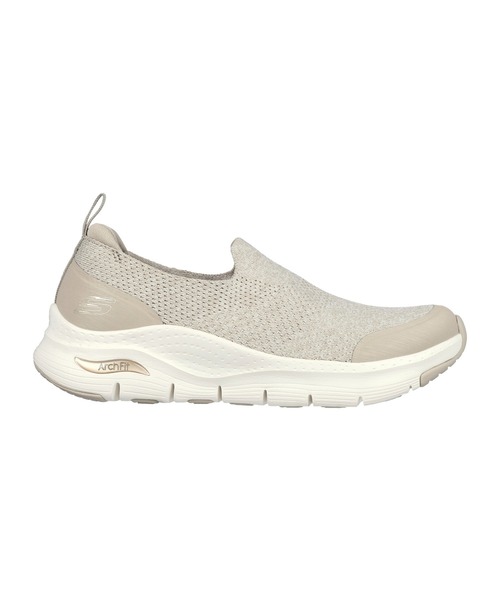 SKECHERS(スケッチャーズ)の「SKECHERS ARCH FIT-QUICK START / スケッチャーズ アーチ フィット クイック スタート(スリッポン・レディース・ブラック×ホワイト/ブラウン系その他・24cm/23cm/23.5cm/25cm/22.5cm/24.5cm)」の8枚目の写真