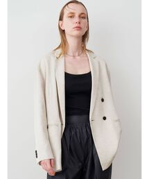 ELENDEEK | セミダブルテーラードジャケット【セットアップ可能】(テーラードジャケット)