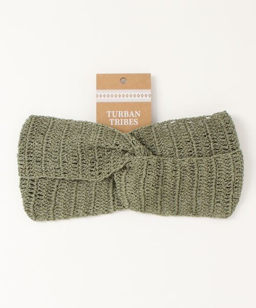 チャイハネ（チャイハネ）の「【チャイハネ】ペパナツイストヘアバンド（ヘアバンド・レディース・カーキ/ブラック/ホワイト/マスタード/ワイン・FREE）」の3枚目の写真