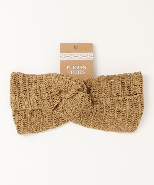 チャイハネ（チャイハネ）の「【チャイハネ】ペパナツイストヘアバンド（ヘアバンド・レディース・カーキ/ブラック/ホワイト/マスタード/ワイン・FREE）」の4枚目の写真
