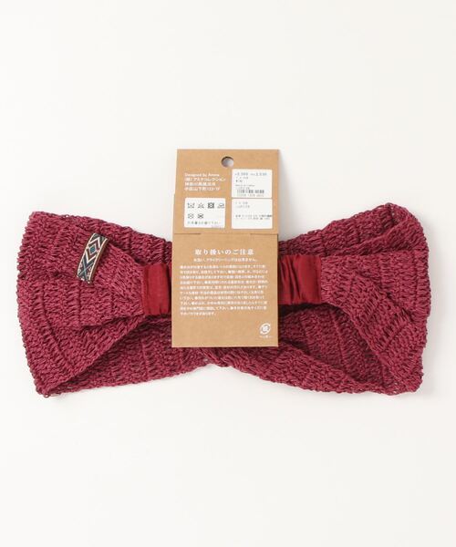 チャイハネ（チャイハネ）の「【チャイハネ】ペパナツイストヘアバンド（ヘアバンド・レディース・カーキ/ブラック/ホワイト/マスタード/ワイン・FREE）」の6枚目の写真