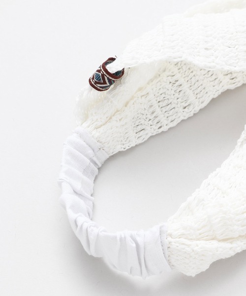 チャイハネ（チャイハネ）の「【チャイハネ】ペパナツイストヘアバンド（ヘアバンド・レディース・カーキ/ブラック/ホワイト/マスタード/ワイン・FREE）」の11枚目の写真