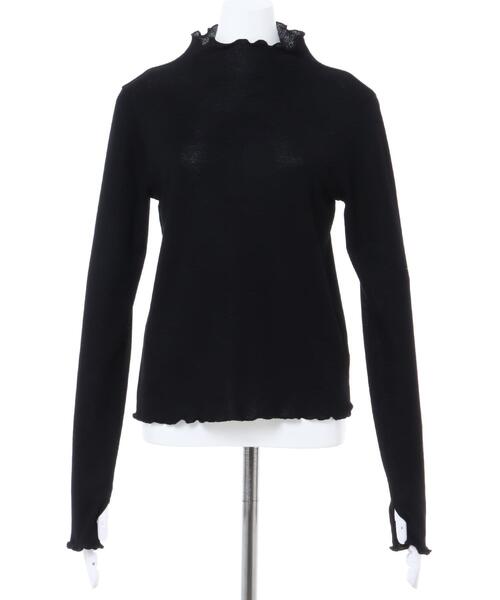 INGNI(イング)の「ハイネックメロウカットトップス(その他トップス・レディース・ブラック/ライトブルー/オフホワイト/オレンジ・M)」の8枚目の写真