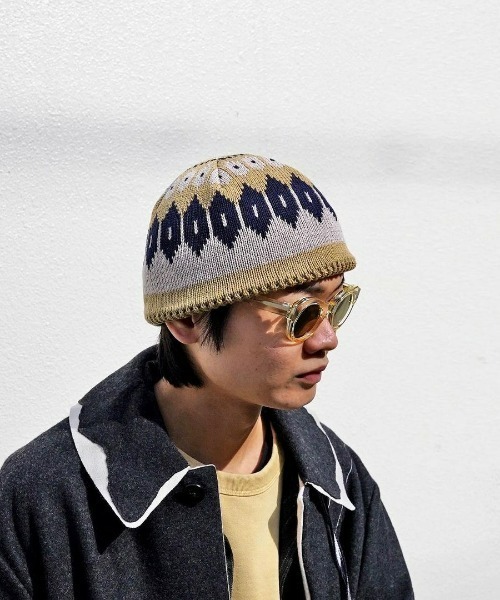 Nine Tailor（ナインテイラー）の「【Nine Tailor】Squill Beret（ハンチング/ベレー帽・メンズ・ブラック/グリーン/マスタード・FREE）」の6枚目の写真