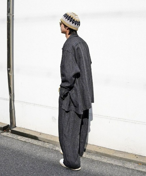 Nine Tailor（ナインテイラー）の「【Nine Tailor】Squill Beret（ハンチング/ベレー帽・メンズ・ブラック/グリーン/マスタード・FREE）」の8枚目の写真