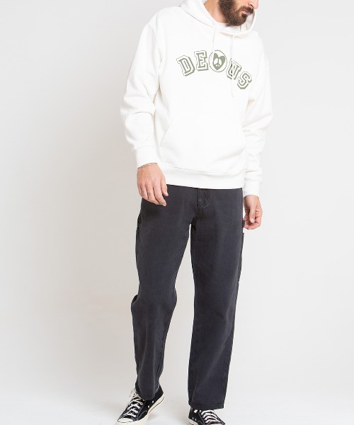 DEUS EX MACHINA（デウスエクスマキナ）の「ACTIVE LISTENING HOODIE（パーカー・メンズ・オフホワイト/ブルー・LARGE/MEDIUM/SMALL）」の18枚目の写真