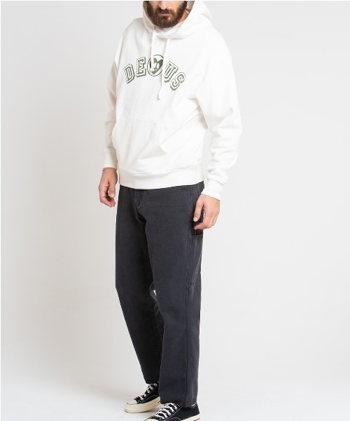 DEUS EX MACHINA（デウスエクスマキナ）の「ACTIVE LISTENING HOODIE（パーカー・メンズ・オフホワイト/ブルー・LARGE/MEDIUM/SMALL）」の17枚目の写真