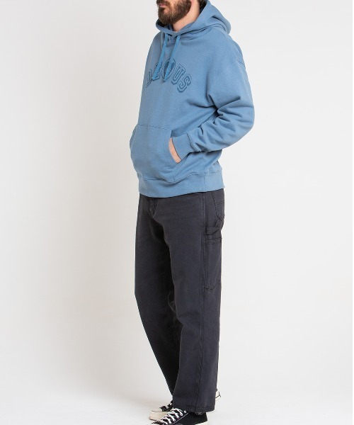 DEUS EX MACHINA（デウスエクスマキナ）の「ACTIVE LISTENING HOODIE（パーカー・メンズ・オフホワイト/ブルー・LARGE/MEDIUM/SMALL）」の10枚目の写真