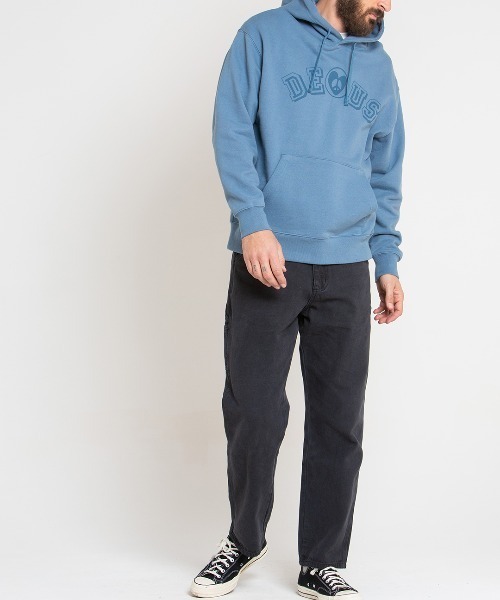 DEUS EX MACHINA（デウスエクスマキナ）の「ACTIVE LISTENING HOODIE（パーカー・メンズ・オフホワイト/ブルー・LARGE/MEDIUM/SMALL）」の9枚目の写真